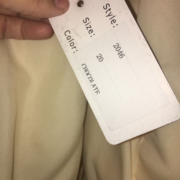 Clarisse plus size 20 Chocolate Sequin Dress NWT - Picture 8 of 8